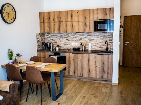 Apartmán 2.01 kuchyňský kout - ubytování Kvilda